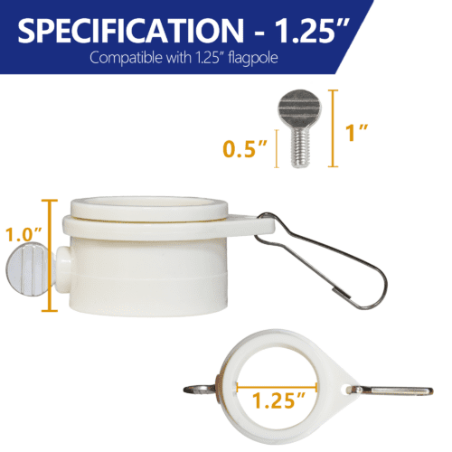 Flagpole Mounting Rings (2-Pack) - Image 3